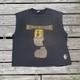 VTG BLACK MAN graphic t shirt black Power pride African American XL Distressed