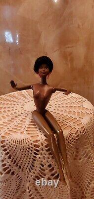 VTG Twist N Turn African American Barbie 1966 Body/1979 First Black Barbie Head