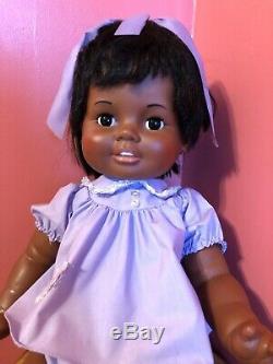 Very Rare First Edition Vintage Ideal Black Baby Crissy Doll MIB