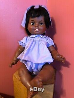 Very Rare First Edition Vintage Ideal Black Baby Crissy Doll MIB