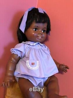 Very Rare First Edition Vintage Ideal Black Baby Crissy Doll MIB