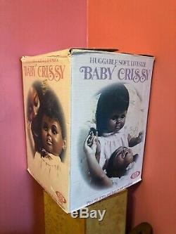 Very Rare First Edition Vintage Ideal Black Baby Crissy Doll MIB