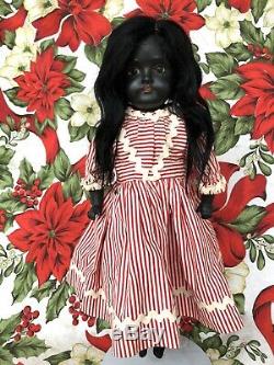 Very rare Kestner 154 Bisque Head Doll Black African