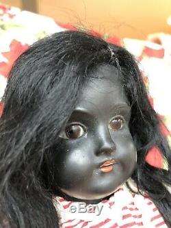 Very rare Kestner 154 Bisque Head Doll Black African