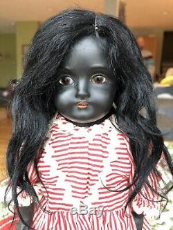 Very rare Kestner 154 Bisque Head Doll Black African