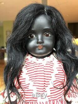 Very rare Kestner 154 Bisque Head Doll Black African