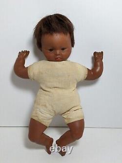 Vintage 14 12EP Baby Dear Thumbelina Clone Black African American Baby Doll