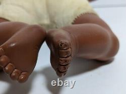 Vintage 14 12EP Baby Dear Thumbelina Clone Black African American Baby Doll