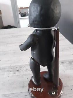 Vintage 1800s Black African American Baby Composition Jointed 9 Doll