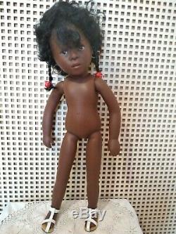 Vintage 18 Sylvia Natterer Black Finouche doll, Gotz