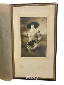 Vintage 1900s Affluent African American Woman Studio Photo Plainfield NJ