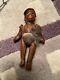 Vintage 1930's Folk Art Black African American Articulated Doll