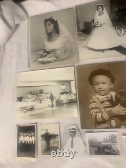 Vintage 1930s Photo African American Black Family Man Woman Children