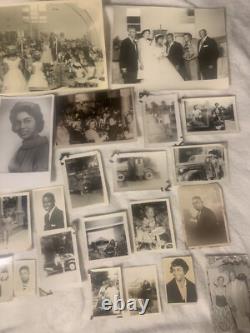 Vintage 1930s Photo African American Black Family Man Woman Children
