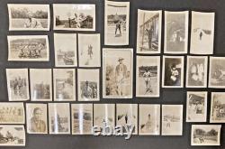 Vintage 1930s Photo LotAfrican American Men in CCCCivilian Conservation Corps