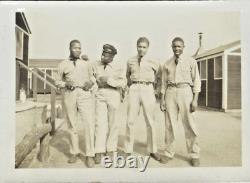 Vintage 1930s Photo LotAfrican American Men in CCCCivilian Conservation Corps