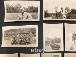 Vintage 1930s Photo LotAfrican American Men in CCCCivilian Conservation Corps