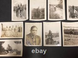 Vintage 1930s Photo LotAfrican American Men in CCCCivilian Conservation Corps