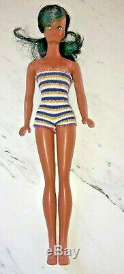 Vintage 1960's Clone Barbie Side Glance Black African American Doll Uneeda