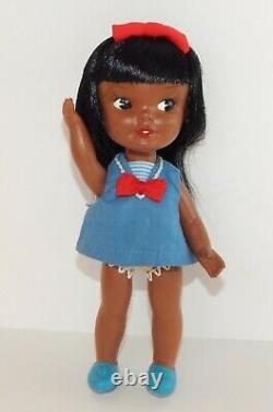 Vintage 1964 Remco Heidi African American RARE Version Pocketbook Doll