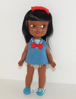 Vintage 1964 Remco Heidi African American RARE Version Pocketbook Doll