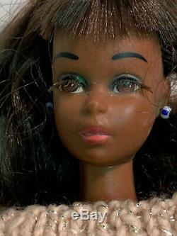 Vintage 1966 1st edition BLACK FRANCIE doll Mattel