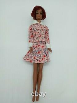 Vintage 1966 Mattel Black Barbie Doll African American Julia Twist Turn Japan
