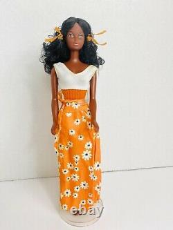 Vintage 1967 Mattel Free Moving Cara African American / Black Barbie Doll