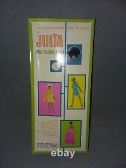 Vintage 1968 Talking Julia Barbie Diahann Carroll Doll (nrfb) Black Hair