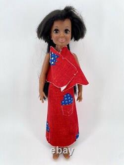 Vintage 1969 Ideal African American TRESSY by CRISSY FAMILY Doll Growing Hair AA