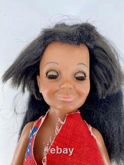 Vintage 1969 Ideal African American TRESSY by CRISSY FAMILY Doll Growing Hair AA