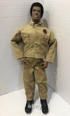 Vintage 1970 Hasbro GI Joe Black Adventurer African American AA w Orig. Clothes