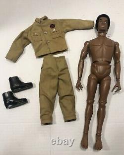 Vintage 1970 Hasbro GI Joe Black Adventurer African American AA w Orig. Clothes