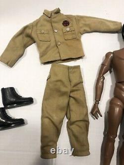 Vintage 1970 Hasbro GI Joe Black Adventurer African American AA w Orig. Clothes