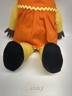 Vintage 1970 Talking Tamu 16 Doll African American Shindana Toys RARE! READ