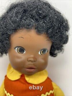 Vintage 1970 Talking Tamu 16 Doll African American Shindana Toys RARE! READ