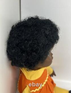 Vintage 1970 Talking Tamu 16 Doll African American Shindana Toys RARE! READ