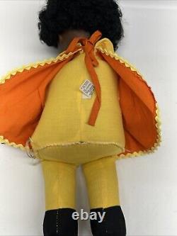 Vintage 1970 Talking Tamu 16 Doll African American Shindana Toys RARE! READ