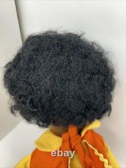 Vintage 1970 Talking Tamu 16 Doll African American Shindana Toys RARE! READ