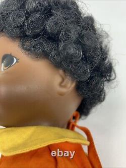 Vintage 1970 Talking Tamu 16 Doll African American Shindana Toys RARE! READ