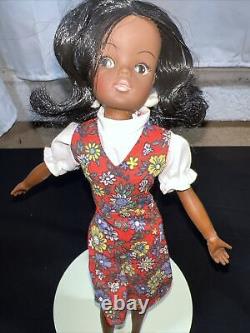 Vintage 1970s Marx African American Black Sindy Gayle Doll Complete