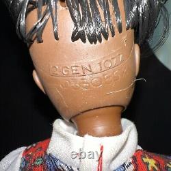Vintage 1970s Marx African American Black Sindy Gayle Doll Complete