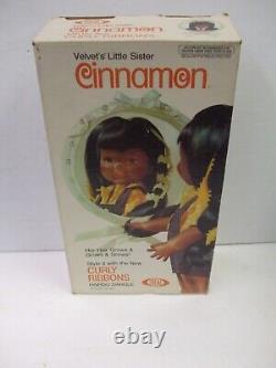 Vintage 1974 Cinnamon Velvet's Sister Doll by Ideal African American Doll with Box