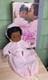 Vintage 1975 Ideal Black African American Doll VELVET SKIN BABY DREAMS 17