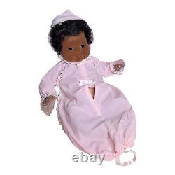 Vintage 1975 Ideal Black African American Doll VELVET SKIN BABY DREAMS 17