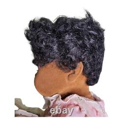 Vintage 1975 Ideal Black African American Doll VELVET SKIN BABY DREAMS 17