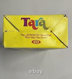 Vintage 1976 Ideal Tara African American Doll New in Damaged Box