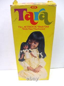 Vintage 1976 Tara Doll by Ideal Black African American Doll with Original Box