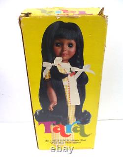 Vintage 1976 Tara Doll by Ideal Black African American Doll with Original Box