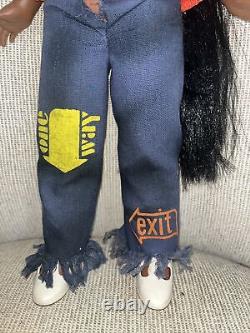 Vintage 1976 Tara Doll by Ideal Black African American In Dandy Denims Outfit